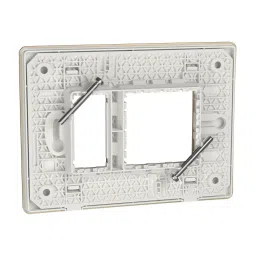 schneider electric Schneider 3M Grid & 3M Cover Frame Miluz ZeTa Champagne Gold 3 Modules, MZCP3M_CG image 5