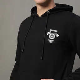 GET GOLF Men Printed Hooded Sweatshirt image 5