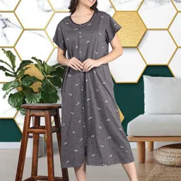 Noty Printed Nightdress-picture-22