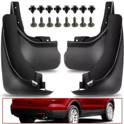 Auto Pearl OE Type Car Heavy Duty Mud Flaps Splash Guards PVC Black Compatible For Mg Astor, MudFlap_Astor (Set of 4) image 5