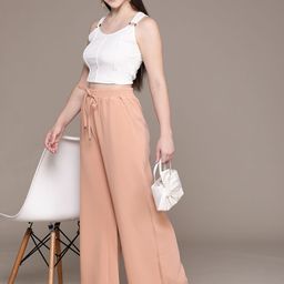 Label Ritu Kumar Relaxed Loose Fit Trousers-picture-0