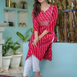 LAKSHAY FASHION Women Cotton Straight Kurtas-picture-28
