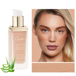 Oulac Nourishing Skin To Skin Matching Foundation - 30 ml - Honey - W09 image 3