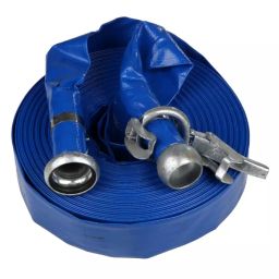 RS PRO Flat roll-up hose with couplings, 3 bar, 100m Long Model No 1860549-picture-40