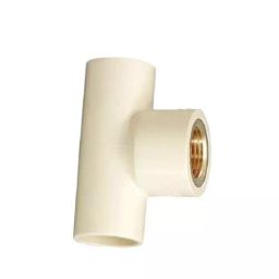 Apl Apollo 25.4 mm (1 Inch) CPVC SDR 11 Brass Tee CM022201-picture-24