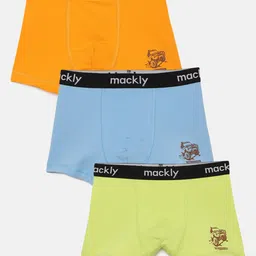 Mackly Pack Of 3 Car Printed Briefs - Orange Blue Green-picture-32