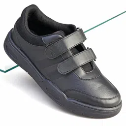 Pine Kids Velcro Closure School Shoes - Black-picture-22