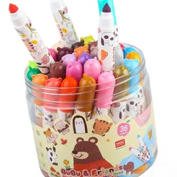 FunBlast Washable Water Color Pen Set for Drawing - 36 Pcs Multicolor-image-2