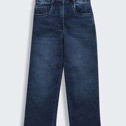 Tiny Girl Denim Mild Washed High Waist Jeans - Dark Blue-picture-9