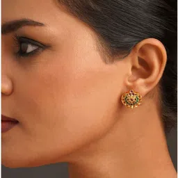 JAYPORE Floral Studs Earrings image 4