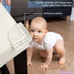 Bembika Baby Safety Corner Protector L Round Shaped - Pack of 12 image 4