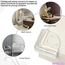 Bembika Baby Safety Corner Protector L Round Shaped - Pack of 12 image 5