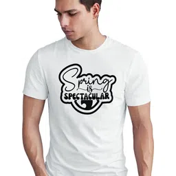 Seekbuylove Men Bio Finish Typography Printed Pure Cotton T-shirt-picture-35