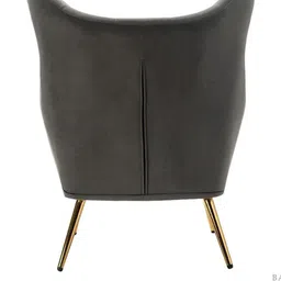 DOE BUCK Grey Solid Crisbel Lounge Chair image 4