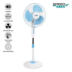 Luminous Speed Max HS 400 mm 3 Blades 2200 RPM Blue Pedestal Fan, LUMS0232-picture-38