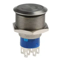 RS PRO Illuminated Push Button Switch Momentary 22.2 mm DPDT White LED 250 V AC, 1759229 image 4