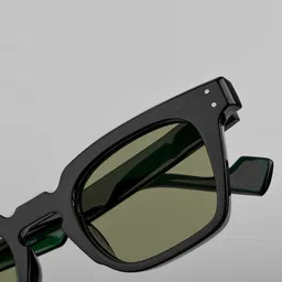 SAM & MARSHALL Unisex Wayfarer Sunglasses with UV Protected Lens-JOHANNES_GREEN_2899 image 3