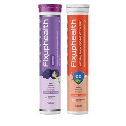 Fixuphealth Set Of 2 Biotin Selenium Amino  & Amla 1000mg Tablets- 20 Tablets Each-picture-12