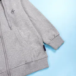 KiddoPanti Pack Of 2 Kids Hooded Long Sleeves Zip Front Open Sweatshirt image 5