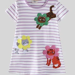 LULU & SKY Girls Striped Nightdress-picture-32