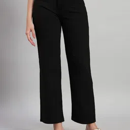 RAGZO Women Wide Leg High-Rise Clean Look Stretchable Jeans-picture-18