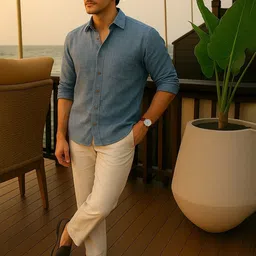 BUSCOTT Men Comfort Casual Shirt image 2