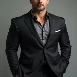 Satchitanand Notched Lapel Cotton Single Breasted Blazer-picture-25