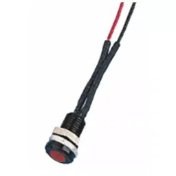 Oxley Red Panel Mount Indicator, 24V ac, 6.4 mm Mounting Hole Size, Lead Wires Termination, IP66, OXL/CLH/63/B/24AC/FL30/AL-picture-29