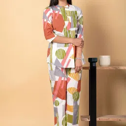 Readiprint Printed Pure Cotton Tunic With Trousers Co-Ords image 2