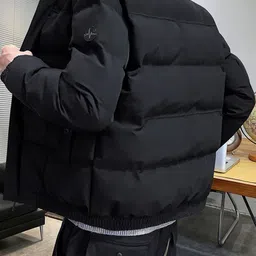 StyleCast x Revolte Mock Collar Puffer Jacket image 4