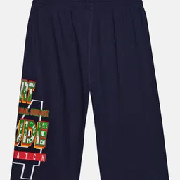 dongli Boys Navy Blue Printed Regular Fit Shorts image 3