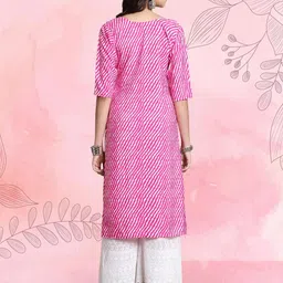 Ethnic basket Women Pack Of 2 Multicoloured Crepe Kurtas image 4