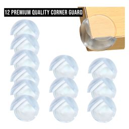 Bembika Baby Safety Corner Protector Edge & Corner Guards Round Curved 12 Pieces - White-picture-19