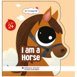 oswaal books Oswaal Lil Legends Shaped Board Books: Farm Animals: Horse - English-picture-31