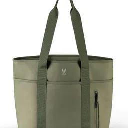 Vaya Essential Tote Bags Women, Made Of Polyester Lightweight Handbags Women, Multipurpose Hand Bag Work, Travel & Everyday Use, Comes Detachable External Pouch, Color-Safari Green - Utility-picture-10