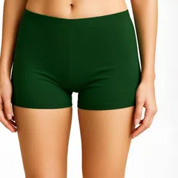 UllasPemium Women Olive Slim Fit Cycling Sports Shorts-image-96