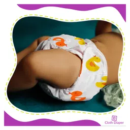 Bembika Reusable Cloth Diaper With Insert  Yellow image 4
