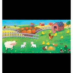 om books international Board Book: Follow the Trail Around the Farm- Activity Book for Children, English image 4