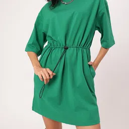 dressberry Own The Street Vibe Mini T-shirt Dress With Waist Toggle-picture-36