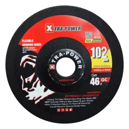 Xtra Power 4inch/103mm Green Silicon Carbide (GC) #46 Grit Flexible Grinding Wheel GX Series (Pack of 240)-image-15