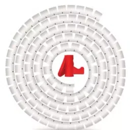 Noveau NSFZ16WT0010 SAFE-T 1ST 10 mtr Virgin HDPE White Cable Wire Zipper-image-89