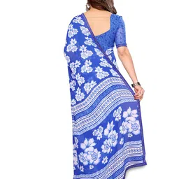 Moda Rapido Floral Printed Beads and Stones Saree image 3