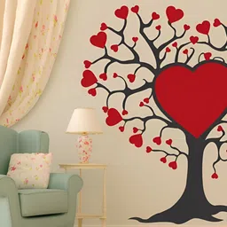 LANSTICK Red & Brown Printed Waterproof Wallpaper image 2