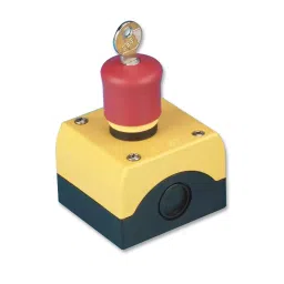 EATON MOELLER Enclosure, Estop Pushbutton, Key, M22-PVS/KC11/IY-image-1
