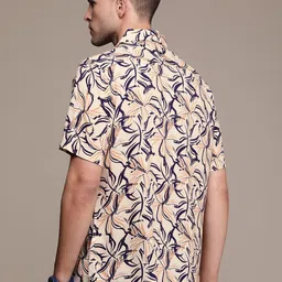 WROGN Floral Printed Cuban Collar Casual Shirt image 2