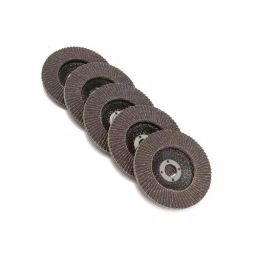H9 Professional Flap 4 Inch Sanding Discs #100 Grit Grinding Wheels Blades P100-100 mm 5 Piece Pack-picture-47