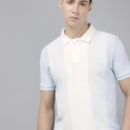 U.S. Polo Assn. Vertical Striped Polo Collar Pure Cotton Slim Fit T-shirt-picture-37