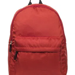 QIPS Solid Laptop Backpack for school & college -16inch --Rust-image-10