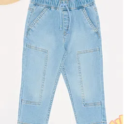 Pantaloons Baby Denim Woven Mild Washed Jeans - Light Blue-picture-28