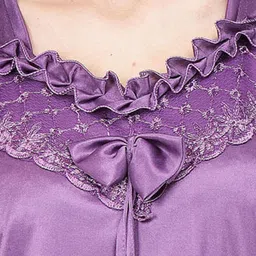 PHALIN Women Satin Night suits image 4